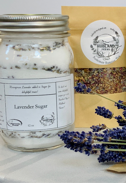 Lavender Sugar with recipe