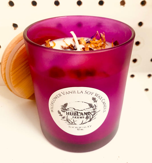 Wildflower Vanilla Homemade Candle