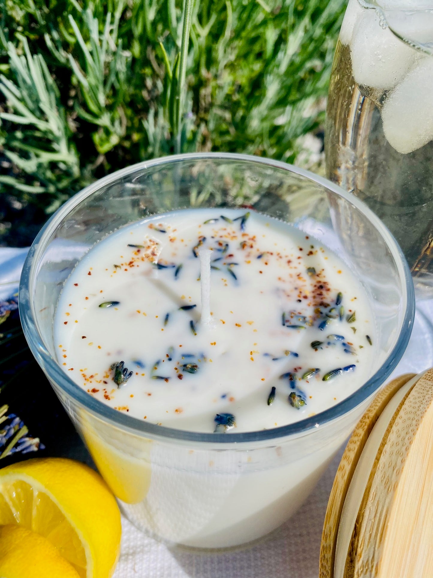 Lavender Lemon Homemade Soy Candle