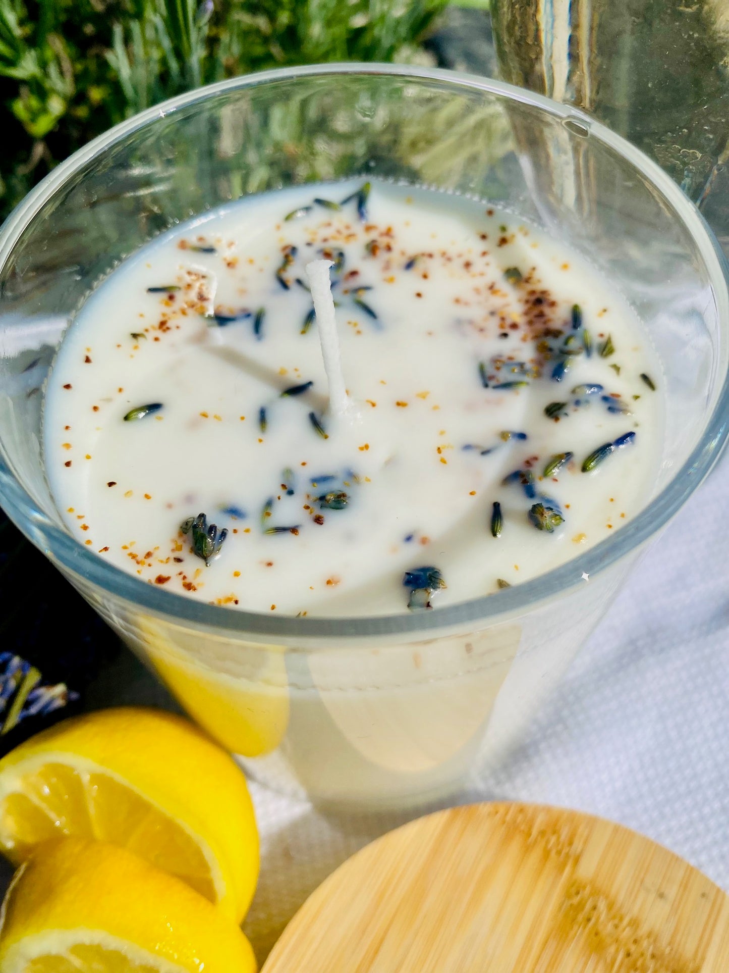 Lavender Lemon Homemade Soy Candle